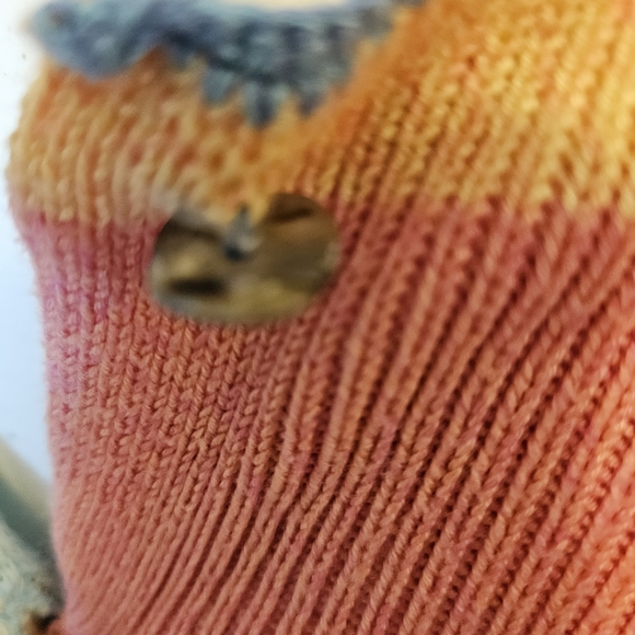 Cute Preppy and Retro!!! Colorblock Button Sweater Sigrid Olsen Sport Sz… - Picture 2 of 7